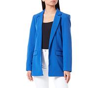 PIECES Damen Pcbozzy Ls Loose Blazer Noos Bc Klassischer Blazer, Mazarine Blue,L