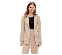PIECES Damen Pcbozzy Ls Loose Blazer Noos Bc Klassischer Blazer, Silver Mink,XXL