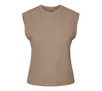 PIECES Damen Pcchilli Summer Sl Noos Bc Top, Silver Mink, L EU