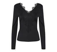 PIECES Damen Pcilu Ls Top Noos, Schwarz, XL