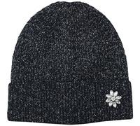 PIECES Damen Pcjeila Hood Bc Mütze, Sky Captain/Detail:Light Gold Lurex,Einheitsgröße