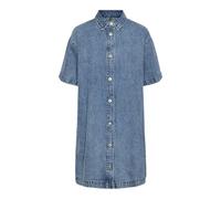 Pieces Damen Pckate Ss A-Shape Denim Dress Jeanskleid (1er Pack)