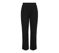 PIECES Damen Pckylie Mw Slit Pants Noos Hose, Schwarz, S EU