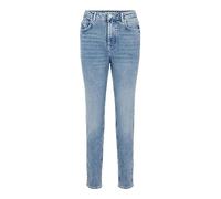 PIECES Damen Pcleah Mom Hw Ank Lb110-ba/Noos Bc Jeans, Light Blue Denim, M (Label: M/32L)