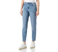 Pieces Damen Pcleah Mom Hw ANK Lb110-ba/NOOS Slim Jeans, Blau (Hellblau Denim), S
