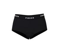 PIECES Damen Pclogo Lady Boxers/Solid Noos, Schwarz, S