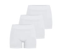 PIECES Damen PCLONDON Mini Shorts 3 Pack, 3 Pack with Bright White, M/L