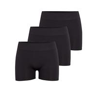 PIECES Damen PCLONDON Mini Shorts 3 Pack, Black/3 Pack with Black, M/L