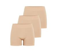 PIECES Damen PCLONDON Mini Shorts 3 Pack, Nature/3 Pack with Nature, M/L