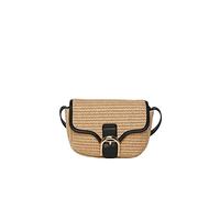 PIECES Damen Pcluna Straw Cross Body, Nature/Detail:black, keine Angabe