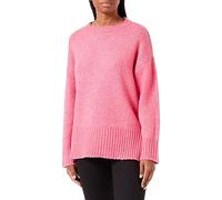 PIECES Damen Pcnancy Ls Loose O-Neck Knit Noos Bc, Shocking Pink, L