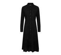 PIECES Damen Pcnova Ls Midi Dress Noos Bc, Schwarz, M