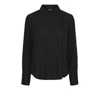 Pieces Damen Pcnova Ls Shirt Noos Bc Bluse, Schwarz,L