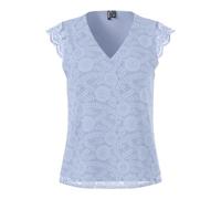 Pieces Damen Pcolline Sl Lace V-Neck Top Noos Pcolline Sl Lace V-Neck Top Noos (1er Pack)