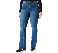 PIECES Damen Pcpeggy Flared Hw Jeans Mb Noos Bc, Medium Blue Denim, M