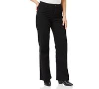 PIECES Damen Pcpeggy Hw Wide Pant BLC Noos Bc, Schwarz, M