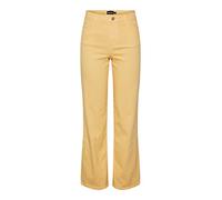 PIECES Damen Pcpeggy Hw Wide Pant Colour Noos Bc Jeans, Flax, XS EU