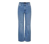 PIECES Damen Pcpeggy Hw Wide Pant Lb Noos Bc, Light Blue Denim, XS