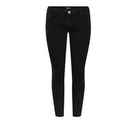PIECES Damen Pcpeggy Lw Skinny Ank Blc Jeans Noos Cp, Schwarz, M / 32L