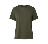 PIECES Damen Pcria Ss Solid Tee Noos Bc 17140802,Deep Lichen Green,XL