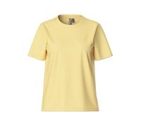PIECES Damen Pcria Ss Solid Tee Noos Bc, Pale Banana, M