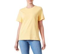 PIECES Damen Pcria Ss Solid Tee Noos Bc, Gelb ,XS