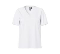 PIECES Damen Pcria Ss V-Neck Solid Tee Noos Bc,Bright WhiteL