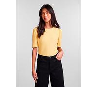 Pieces Damen Pcruka Ss Puff Top Noos Bc, Flax, XS