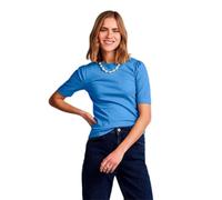 Pieces Damen Pcruka Ss Puff Top Noos Bc, Marina, XS