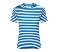 Pieces Damen Pcruka Ss Top Noos Bc, Marina/Stripes:Cloud DancerXS