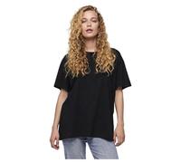 PIECES Damen Pcsara Ss Oversized Tee Noos T-Shirt, 17146318,Schwarz,XS