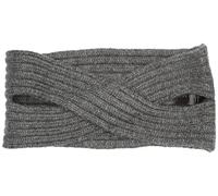 PIECES Damen Stirnband PCVIRTULA Twisted Cashmere Headband, Gr. One Size, Grau (Dark Grey Melange)