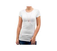 PIECES Damen T-Shirt PCHOLLY SS NOOS, Einfarbig, Gr. 34 (Herstellergröße: XS), Weiß(Bright White)