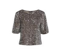 PIECES Female Bluse mit 2/4 Ärmeln PCKAM Pailletten