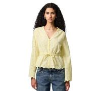 PIECES Female Bluse PCARMORINE Stickerei