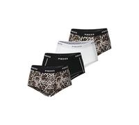 PIECES Female Boxershorts PCLOGO 4er-Pack