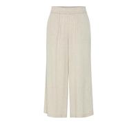 Pieces Pia Culotte Wide Leg Hochbundhosen XS Birch / Melange