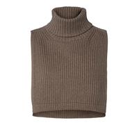 Kragen PIECES "PCJANNI NECKWARMER NOOS BC", Damen, Gr. Blacklist, braun (morel), Materialmix, Kragen Kragen (15651244-1)