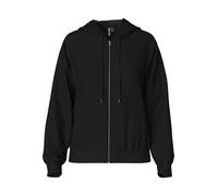 Pieces Hoodie Zip Chilli in Schwarz L Regular Fit