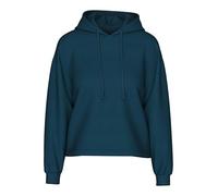PIECES Regular Fit Hoodie aus Baumwoll-Mix Modell 'CHILLI' in Petrol, Größe S