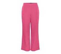 Pieces Bossy Wide Leg Fit Hochbundhosen S Hot Pink