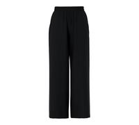 Schlupfhose PIECES "PCTIFFANY HW WIDE PANTS WVN NOOS BC", Damen, Gr. M (38), N-Gr, schwarz, Web, Obermaterial: 100% Polyester, unifarben, modisch, Hosen, Sommerhose (74973562-M) schwarz
