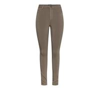 Jeggings PIECES "HIGH SKIN", Damen, Gr. S (36), N-Gr, braun (morel), Web, Obermaterial: 77% Viskose, 20% Nylon, 3% Elasthan, unifarben, modisch, slim fit lang, Hosen (93586658-S) morel