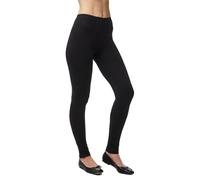 Leggings PIECES "PCAMELIA LEGGINGS 2-PACK NOOS BC", Damen, Gr. XS (34), N-Gr, schwarz pack:2 pack schwarz, schwarz, Jersey, Obermaterial: 95% Baumwolle, 5% Elasthan, unifarben, modisch, figurbetont, H