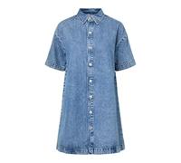 Pieces Loose Fit Jeanskleid aus Baumwoll-Mix Modell 'SKY' in Jeansblau, Größe S