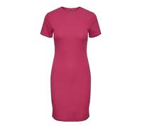 Pieces Damen - Ruka Kurzarmkleid - Hydrangea Blau XS