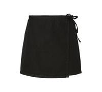 PIECES Female Minirock PCFLORA MW WICKEL Denim