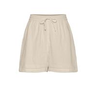 PIECES Female Shorts PCSASTINA HW Musselin