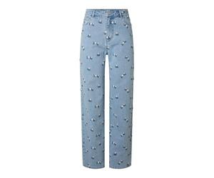 PIECES Female Straight Fit Jeans PCFLORA HW