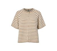 PIECES - PCMALOU SS O-NECK STRIPE CARDIGAN PWP BC - Gr. - M